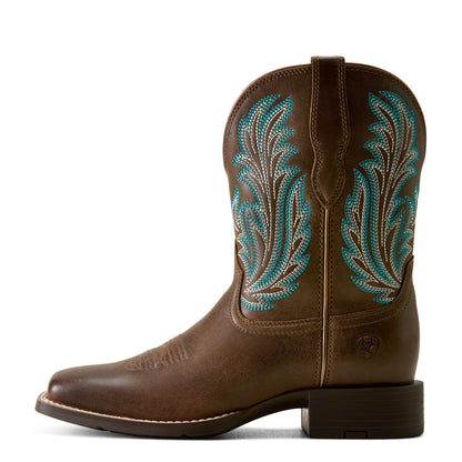 Ariat Round Up Filly Wide Square Toe Ladies Boot