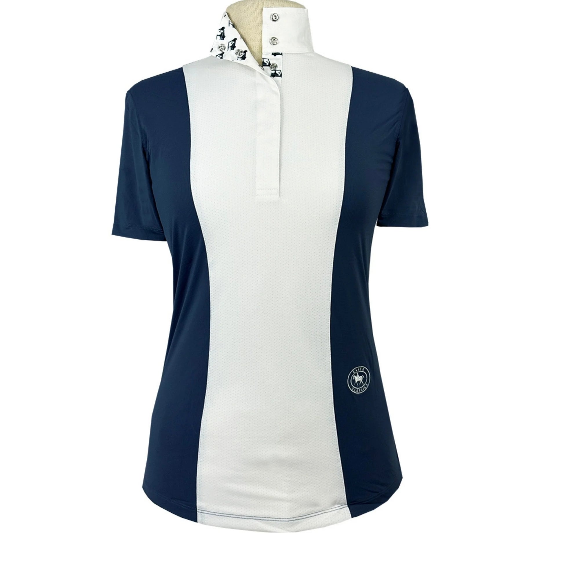 Essex Classics Ladies "Luna II" Golf Carts Short Sleeve Performance Show Shirt