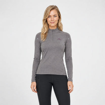 Weatherbeeta Ladies Performance LS 1/4 Zip Top