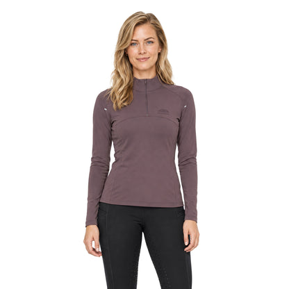 Weatherbeeta Ladies Performance LS 1/4 Zip Top