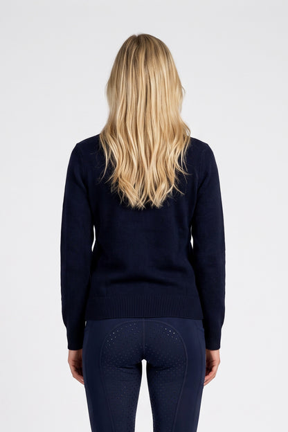Weatherbeeta Ladies 1/2 Zip Collared Knit Pullover
