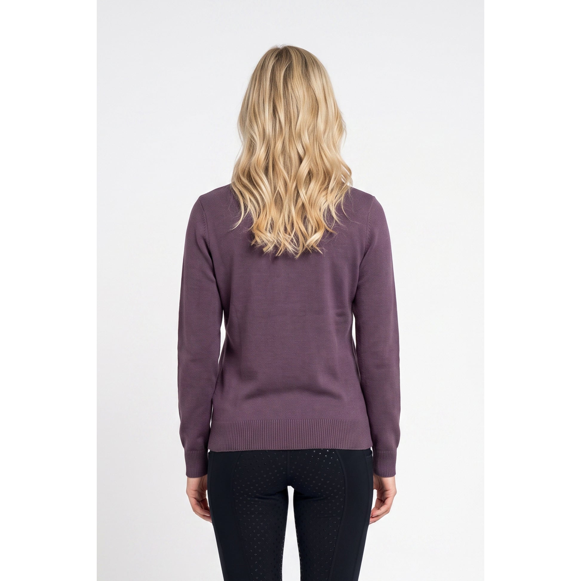 Weatherbeeta Ladies 1/2 Zip Collared Knit Pullover