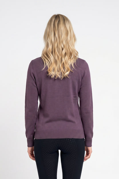 Weatherbeeta Ladies 1/2 Zip Collared Knit Pullover