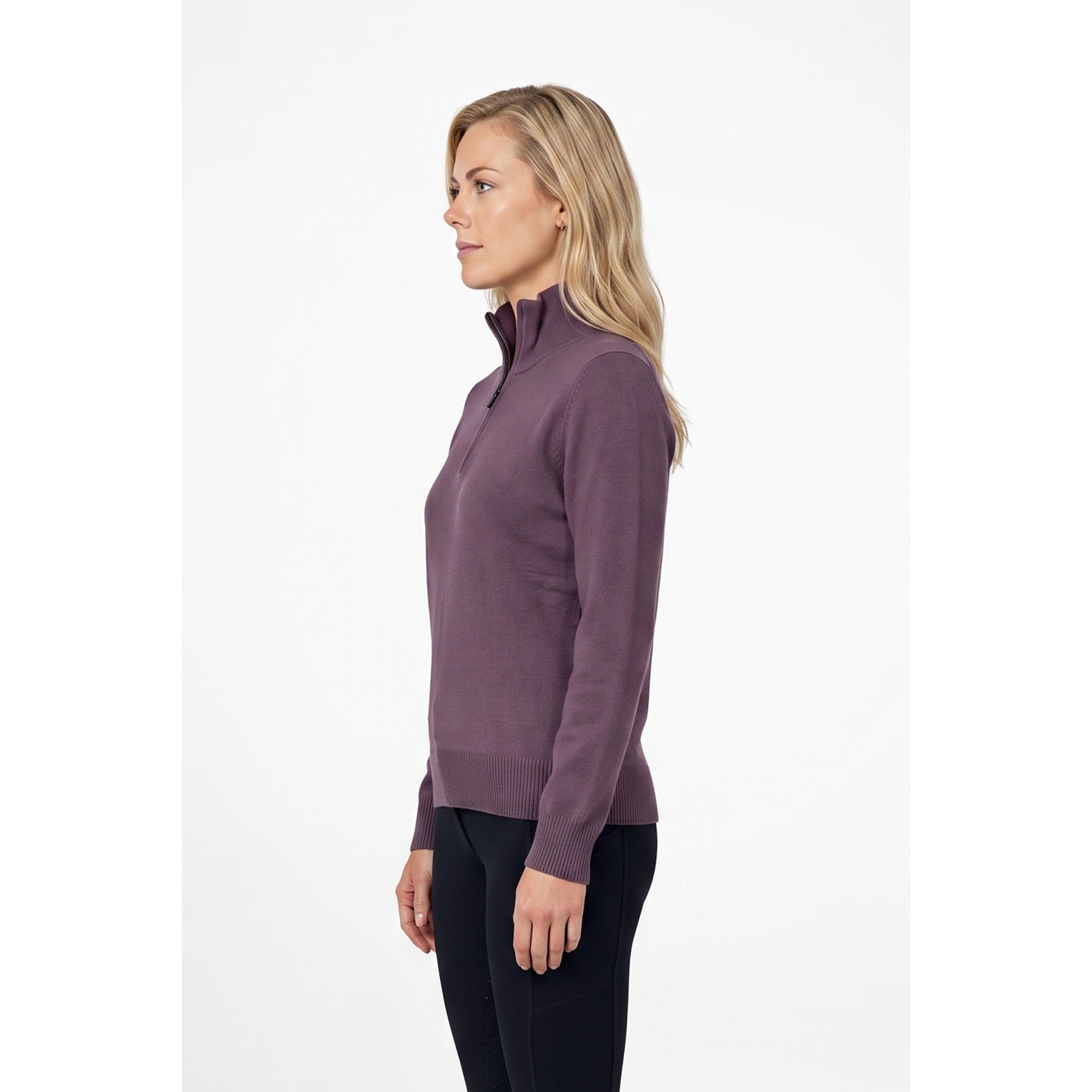 Weatherbeeta Ladies 1/2 Zip Collared Knit Pullover