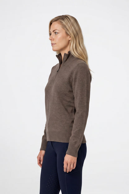 Weatherbeeta Ladies 1/2 Zip Collared Knit Pullover