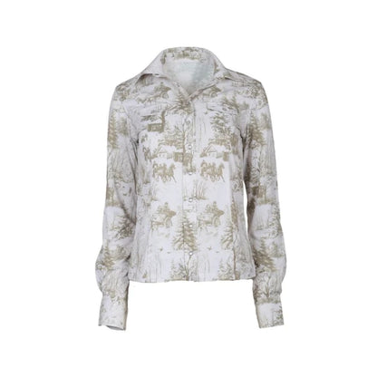 Dapplebay Winter Toile Western Baselayer Top
