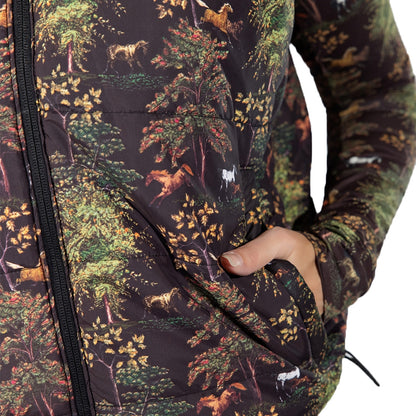 Dapplebay Ladies Reversible Puffer Vest