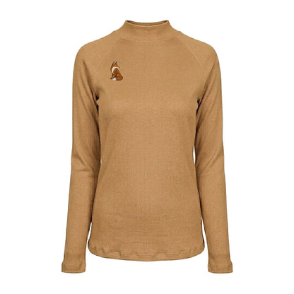Dapplebay Ladies Heirloom Mock Neck Shirt