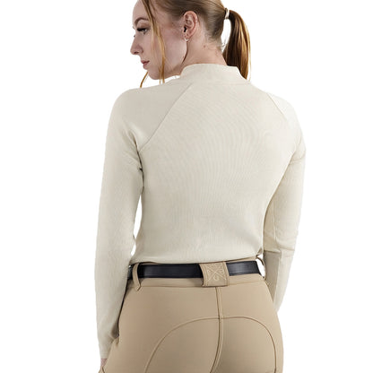 Dapplebay Ladies Heirloom Mock Neck Shirt