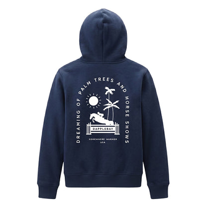 Dapplebay Kids Palm Trees & Horse Shows Hoodie