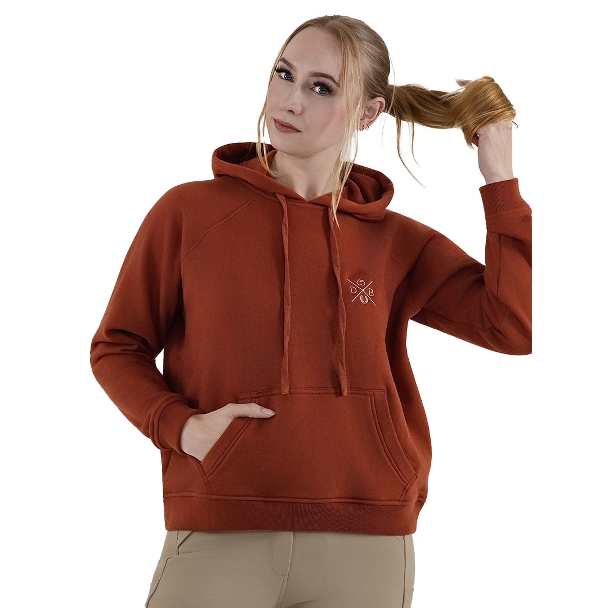 Dapplebay Ladies Palm Trees & Horse Shows Hoodie