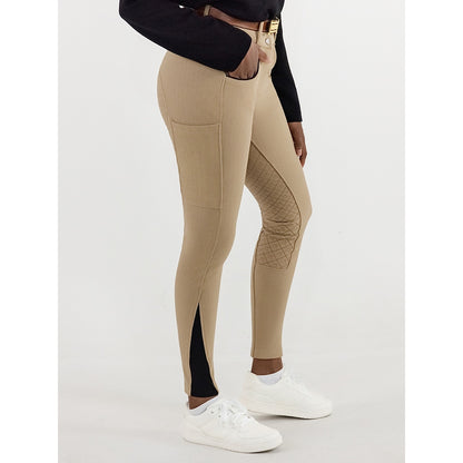 Dapplebay Ladies Pro Ribbed FS Suede Breeches