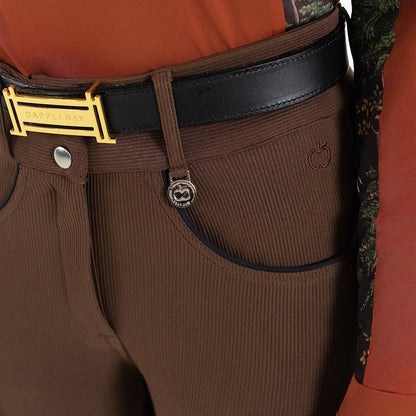 Dapplebay Ladies Pro Ribbed FS Suede Breeches