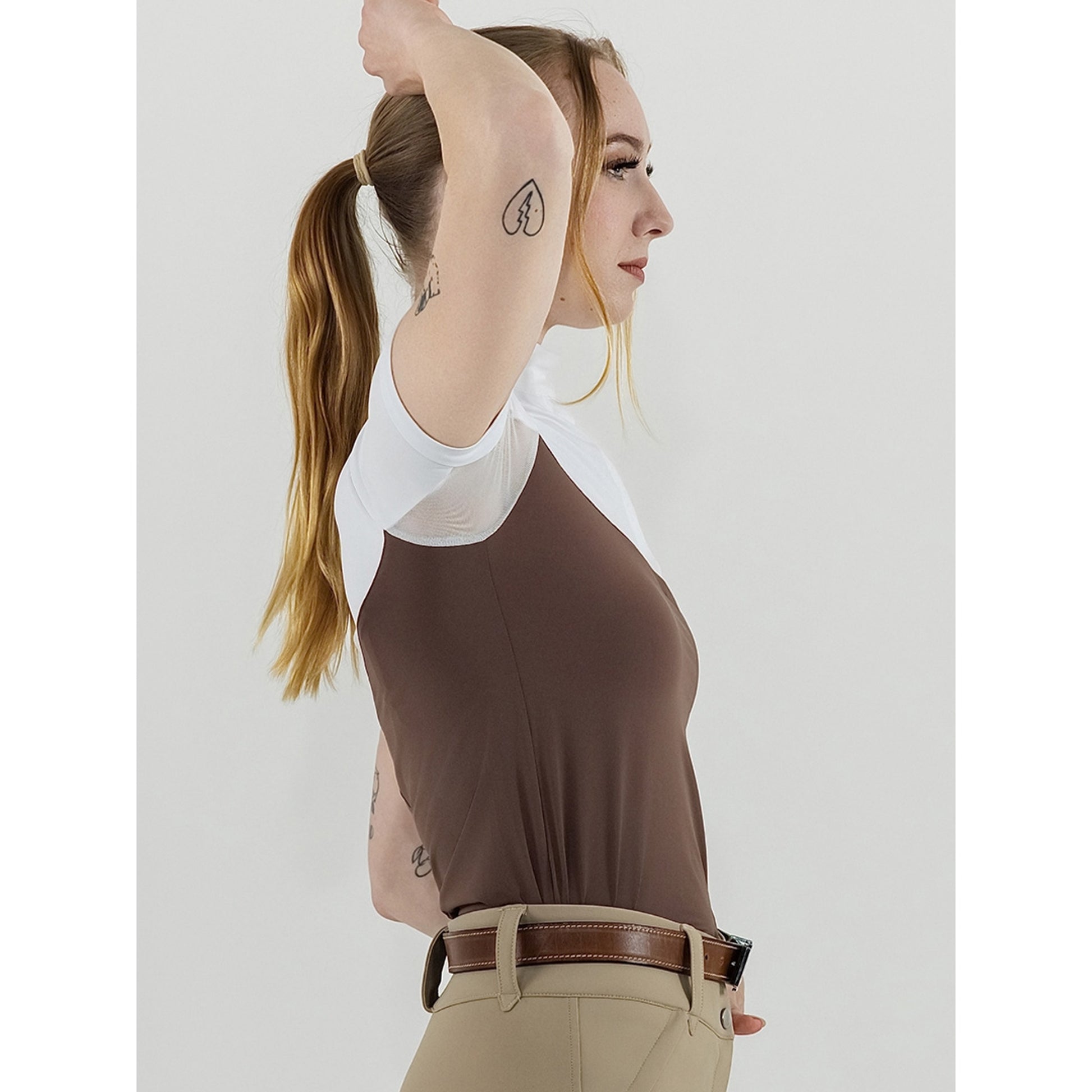 Dapplebay Lady 1/4 Zip SS Show Top