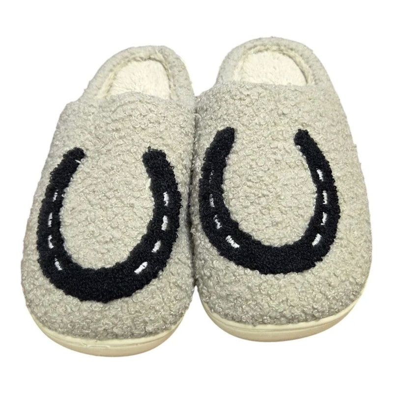AWST Int'l Cozy Horseshoe Slippers