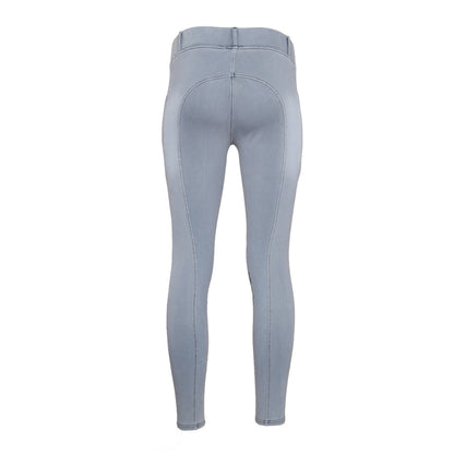 Equine Couture Ladies Denim KP Tights with Phone Pocket