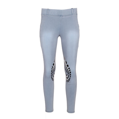 Equine Couture Ladies Denim KP Tights with Phone Pocket