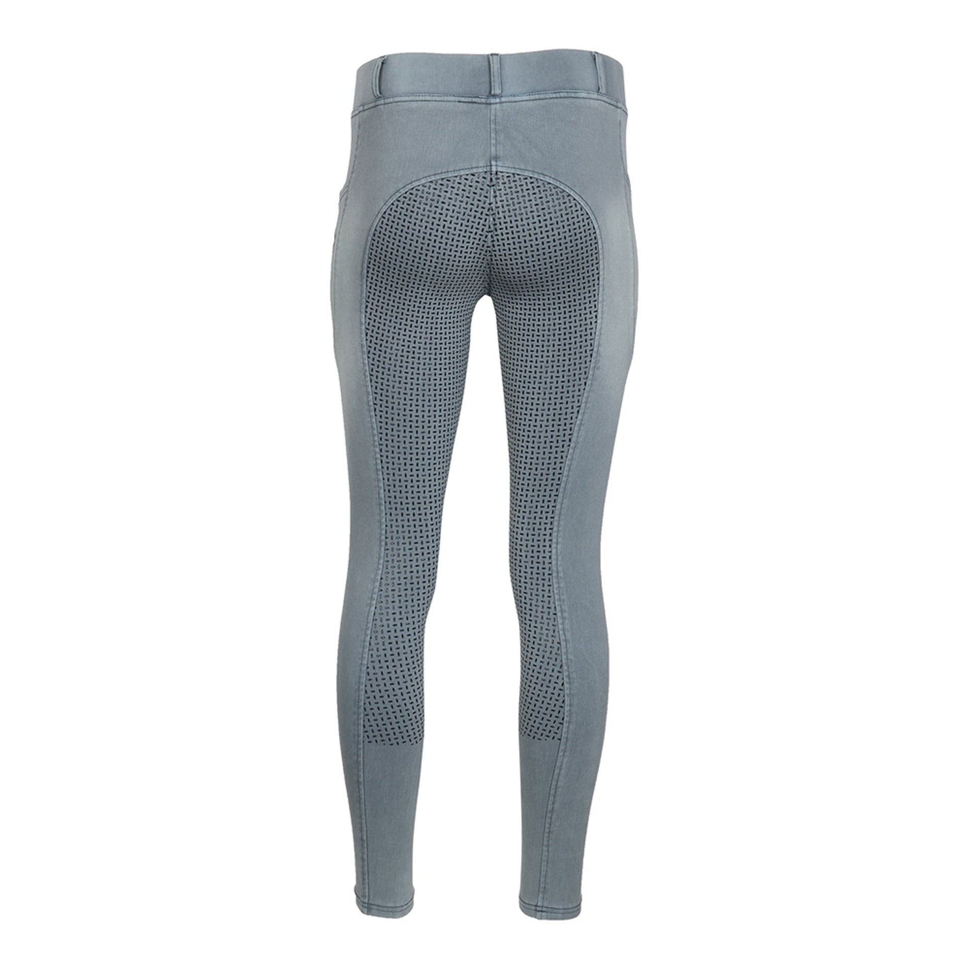 Equine Couture Ladies Denim FS Tights with Phone Pocket