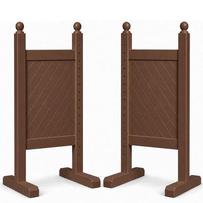 Burlingham Sports Square Panel Solid Color 5 Ft Jump Standards