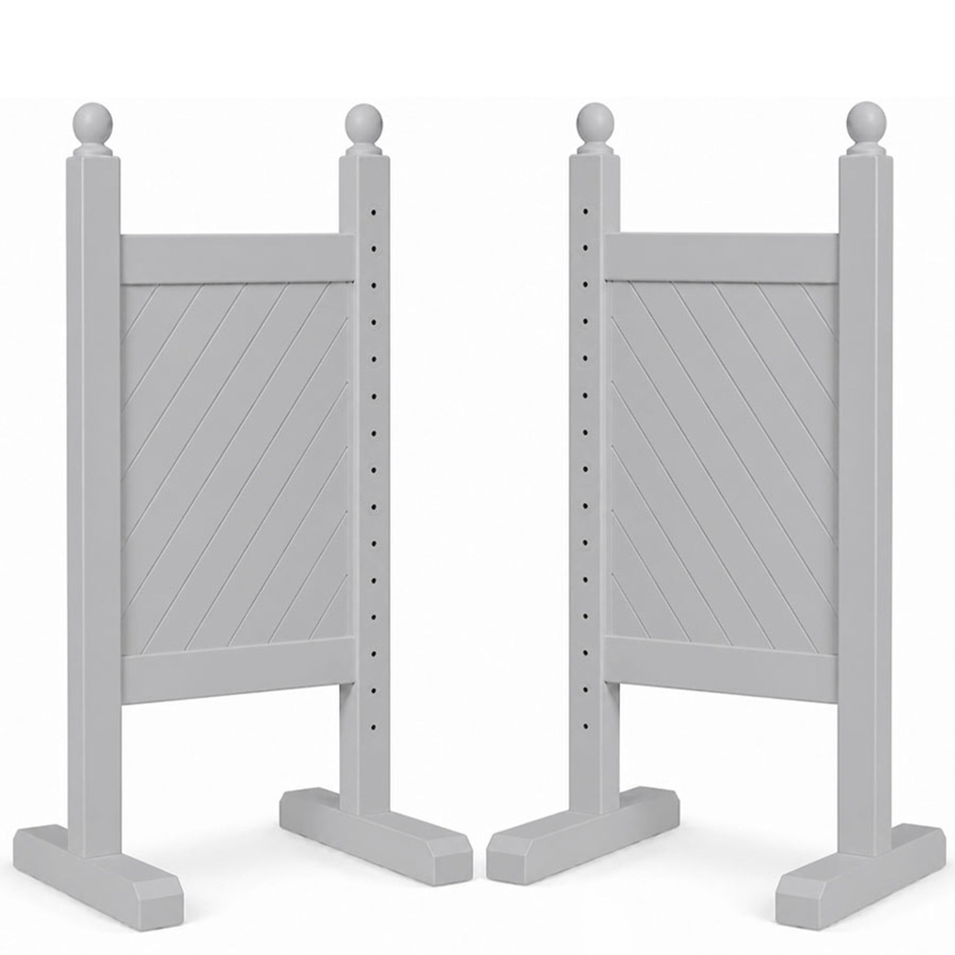 Burlingham Sports Square Panel Solid Color 5 Ft Jump Standards