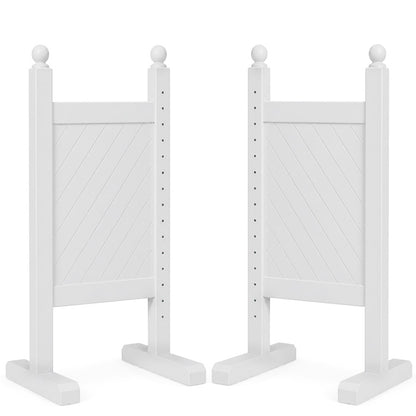 Burlingham Sports Square Panel Solid Color 5 Ft Jump Standards