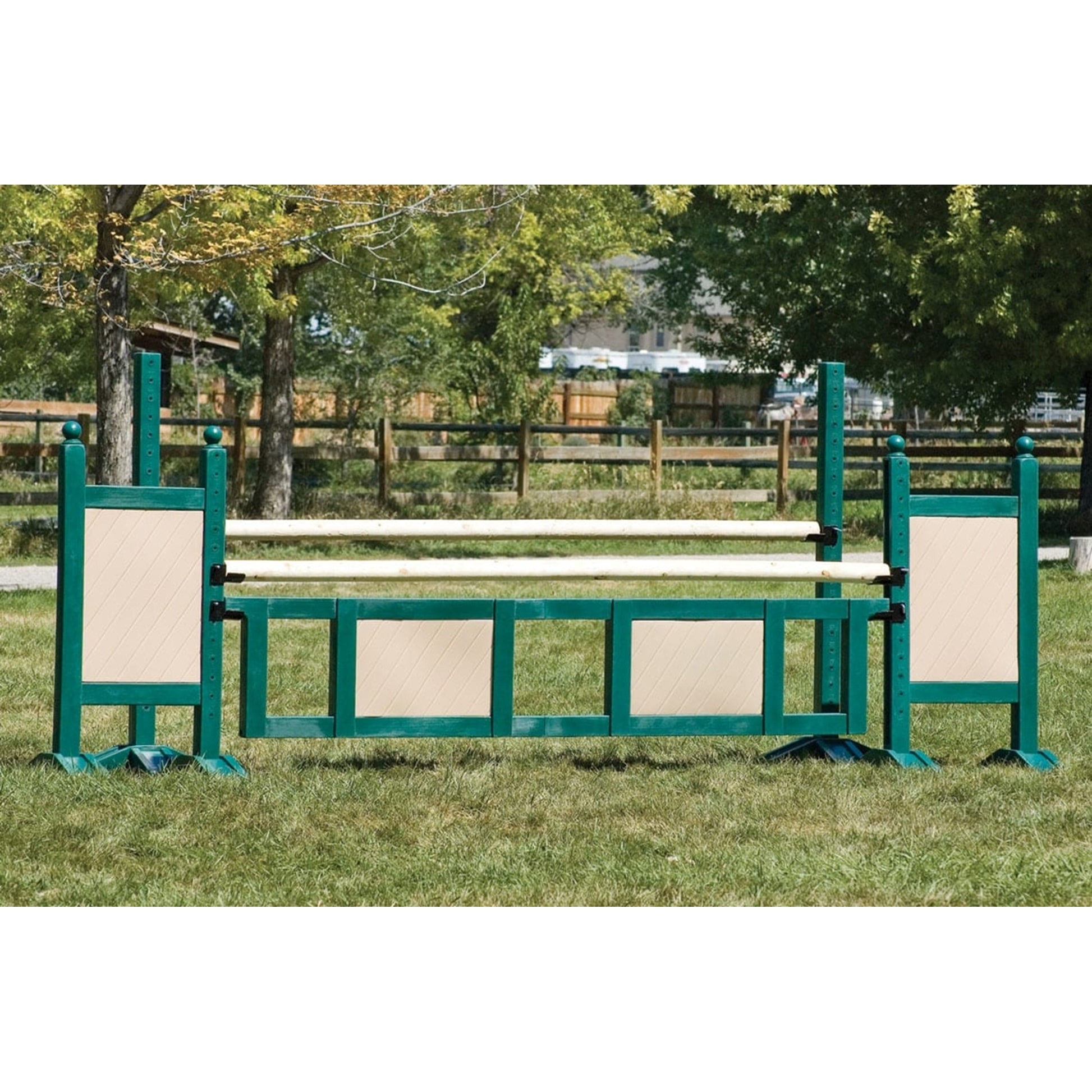 Burlingham Sports Square Panel Two Tone 5 Ft Jump Standards