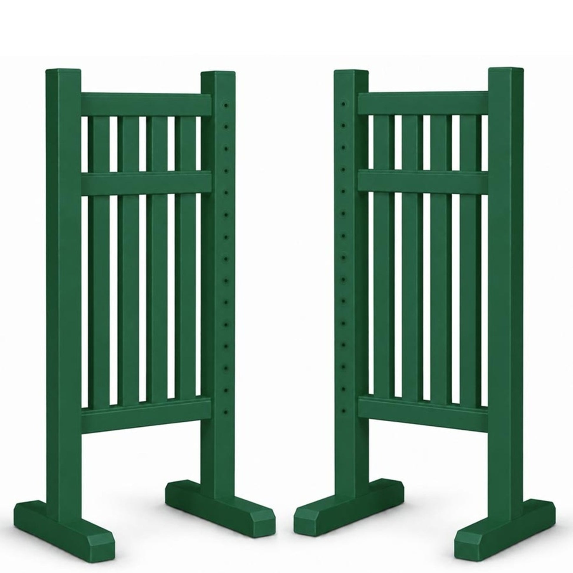 Burlingham Sports Vertical Slat Solid Color 5 Ft Jump Standards