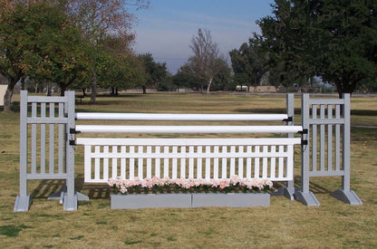 Burlingham Sports Vertical Slat Solid Color 5 Ft Jump Standards