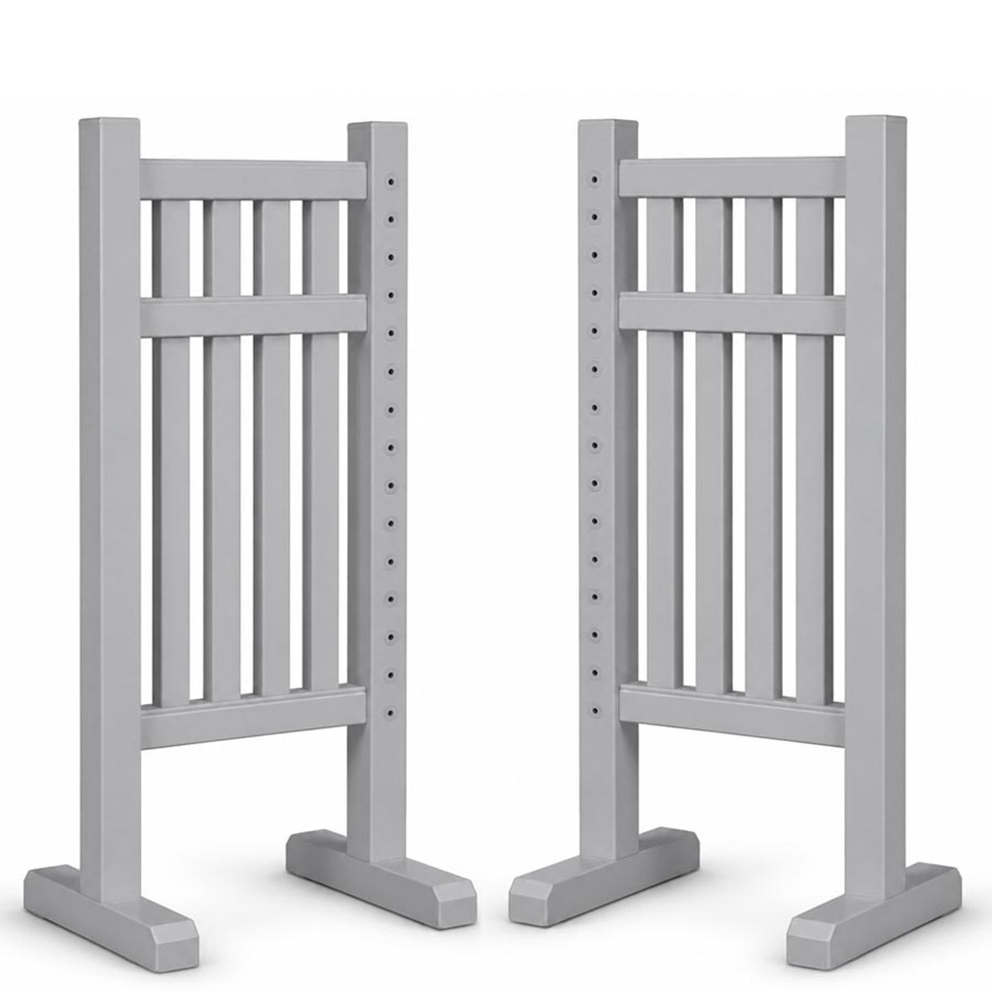 Burlingham Sports Vertical Slat Solid Color 5 Ft Jump Standards