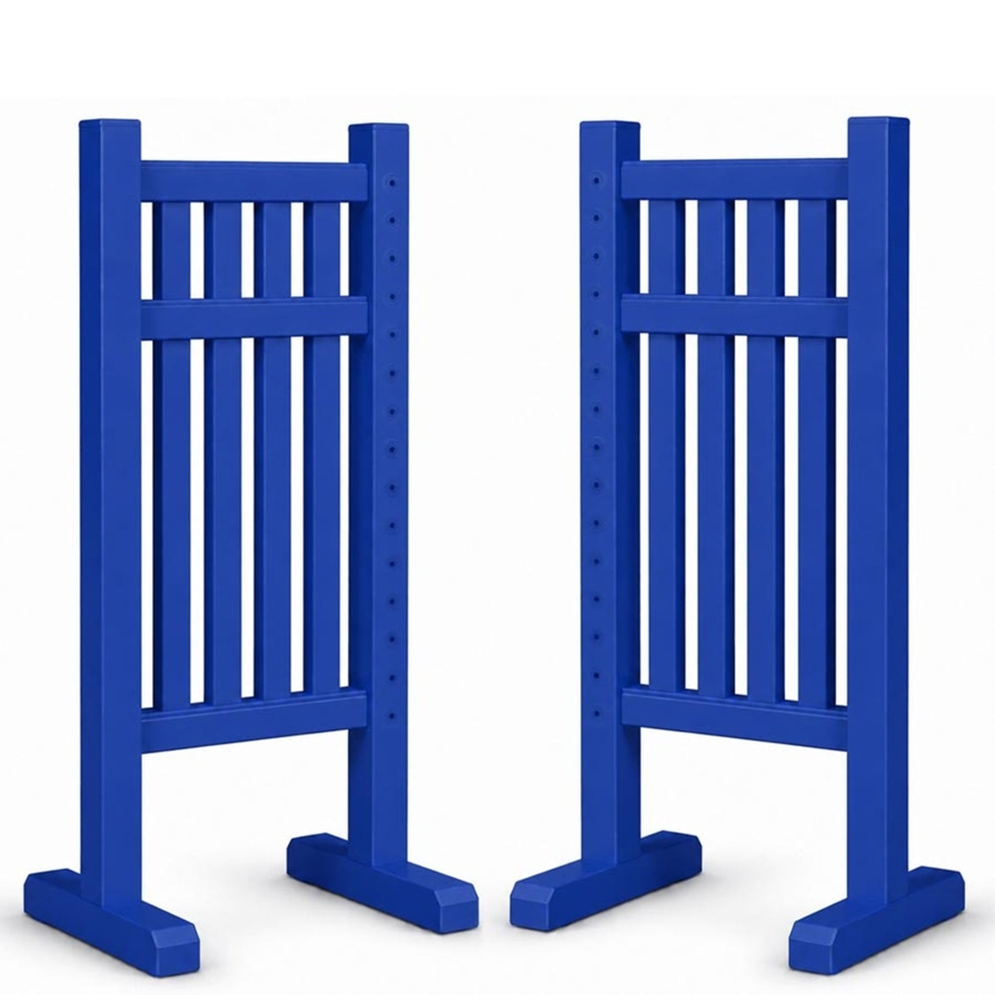 Burlingham Sports Vertical Slat Solid Color 5 Ft Jump Standards