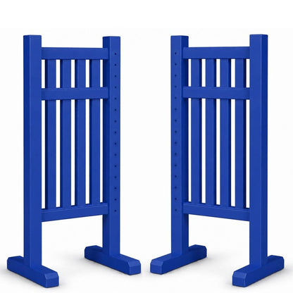 Burlingham Sports Vertical Slat Solid Color 5 Ft Jump Standards