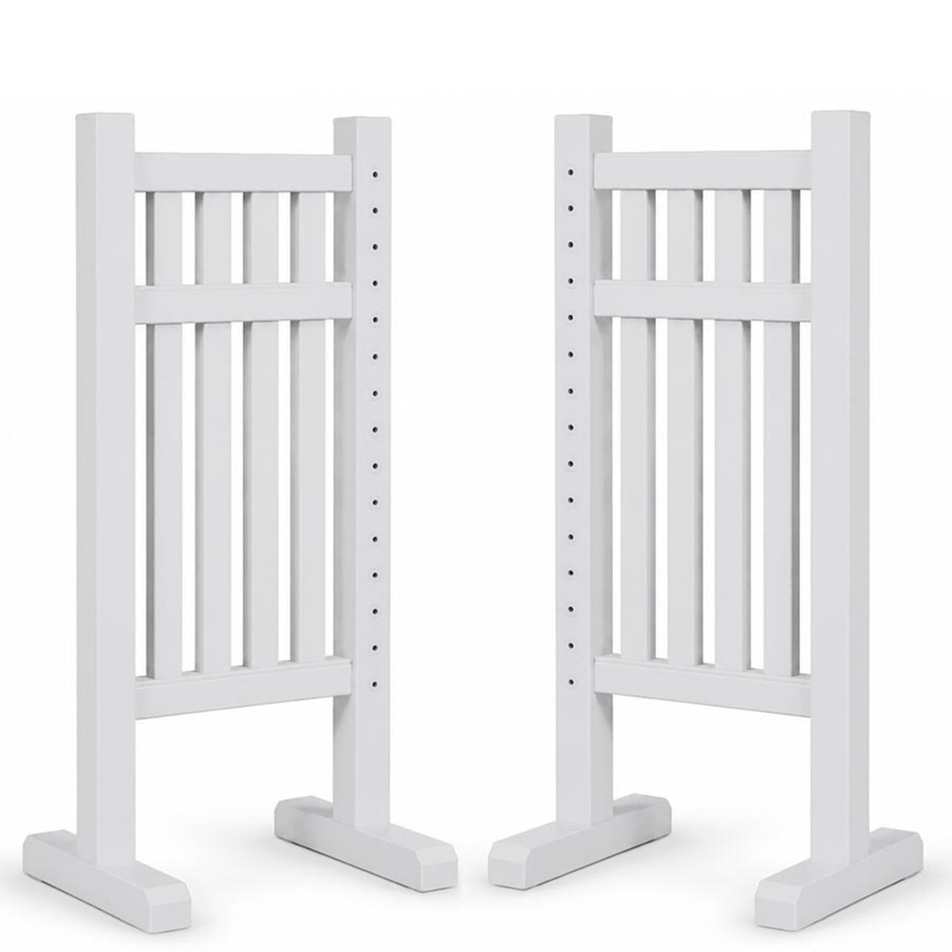 Burlingham Sports Vertical Slat Solid Color 5 Ft Jump Standards