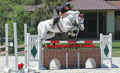 Burlingham Sports Straight Picket Diamond Two Tone 5 Ft Jump Standards
