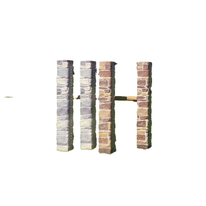 Burlingham Sports Stone Column Standards with Track