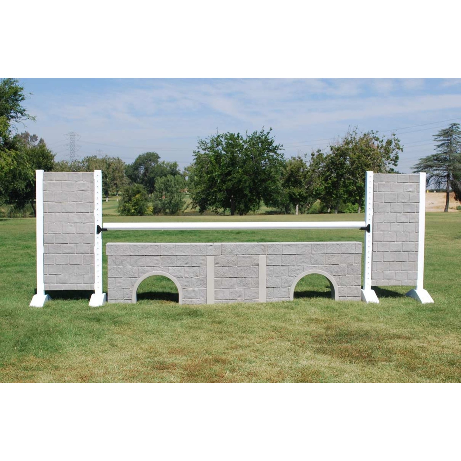Burlingham Sports Stone Culvert Wall - Set of 2