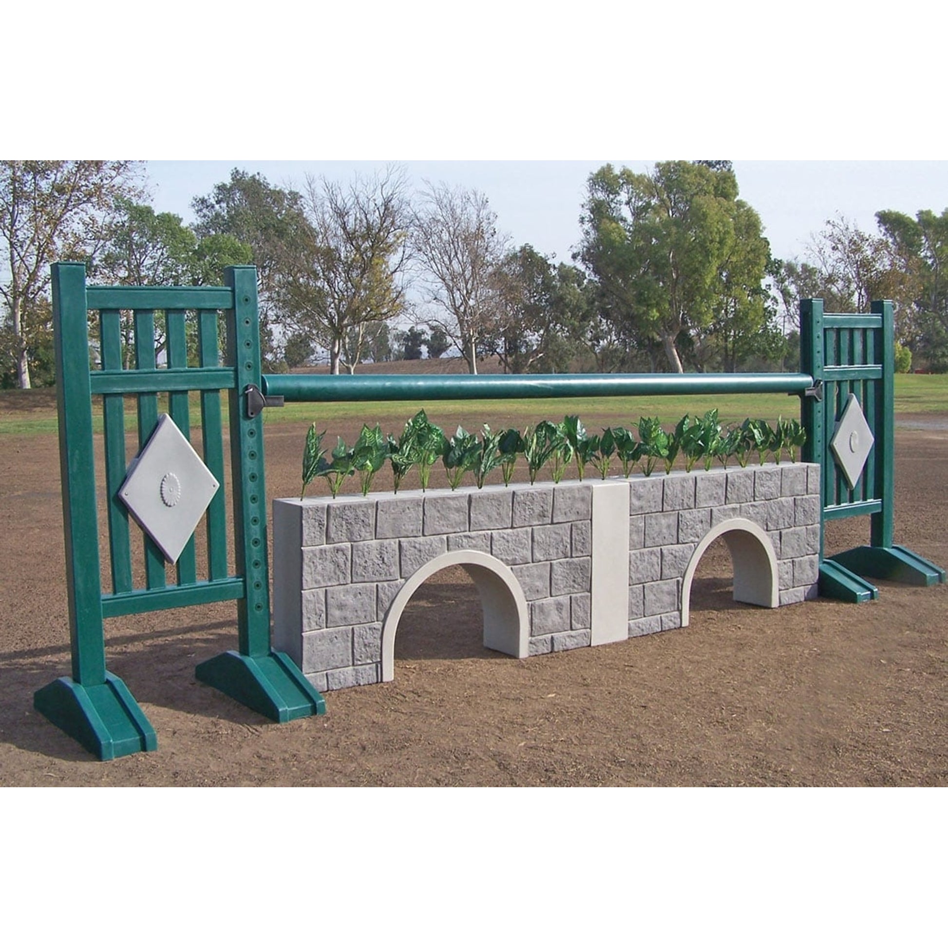 Burlingham Sports Stone Culvert Wall - Set of 2