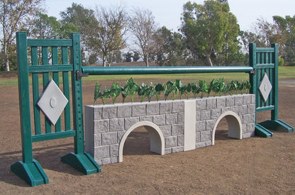 Burlingham Sports Stone Culvert Wall - Set of 2