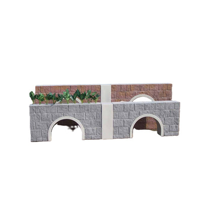 Burlingham Sports Stone Culvert Wall - Set of 2