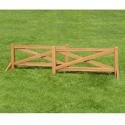 Burlingham Sports Faux Wood Split Rail Fence