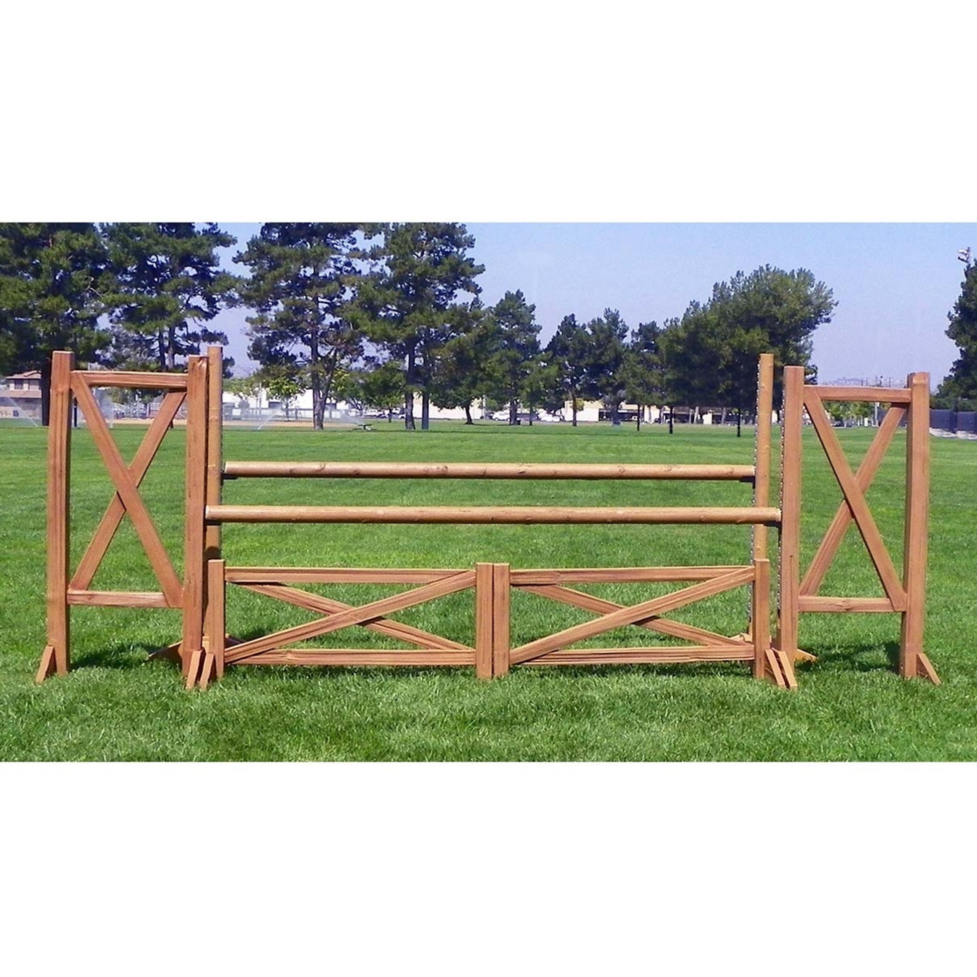 Burlingham Sports Faux Wood Split Rail Fence
