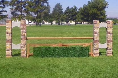 Burlingham Sports Faux Wood Split Rail Fence