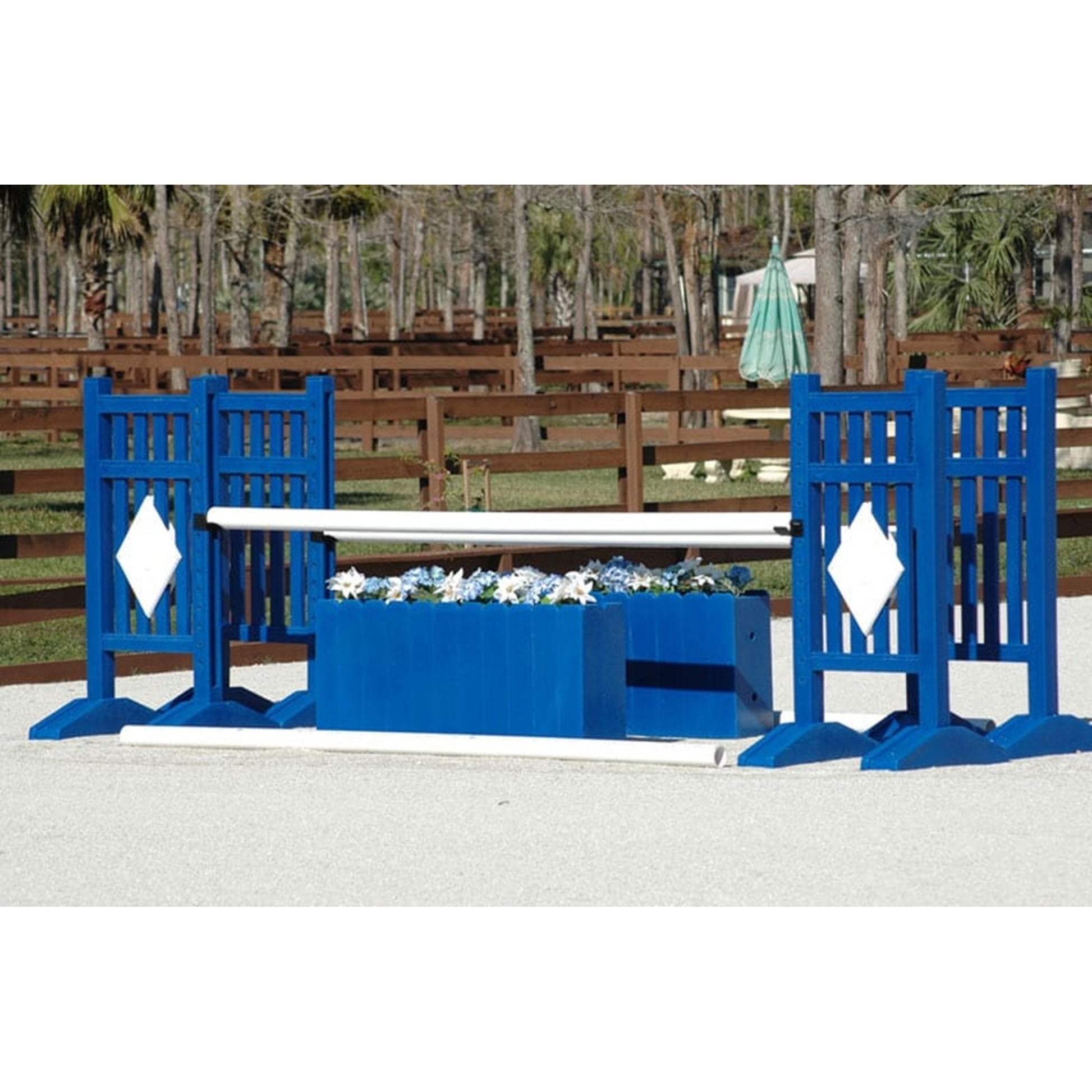 Burlingham Sports Solid Color Jump Poles - Set of 4
