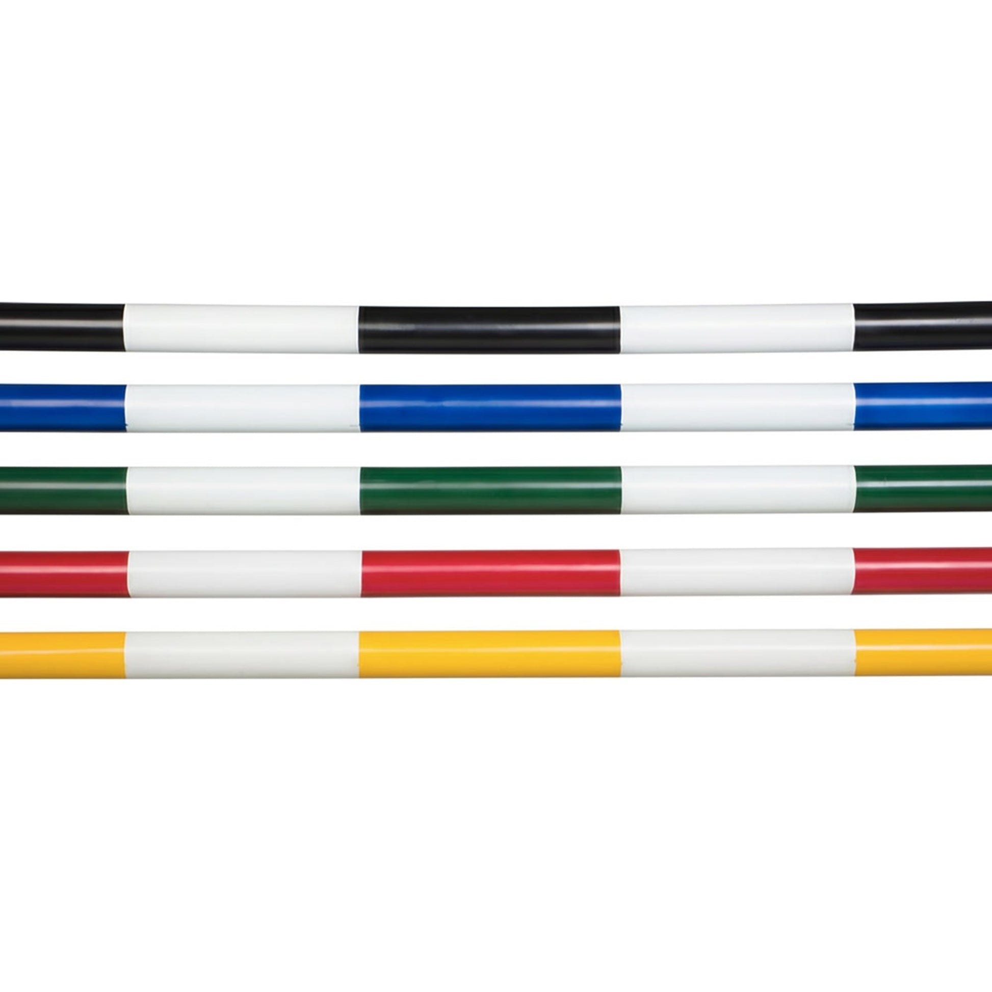 Burlingham Sports Striped Jump Poles - Set of 4