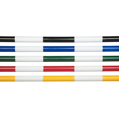 Burlingham Sports Striped Jump Poles - Set of 4
