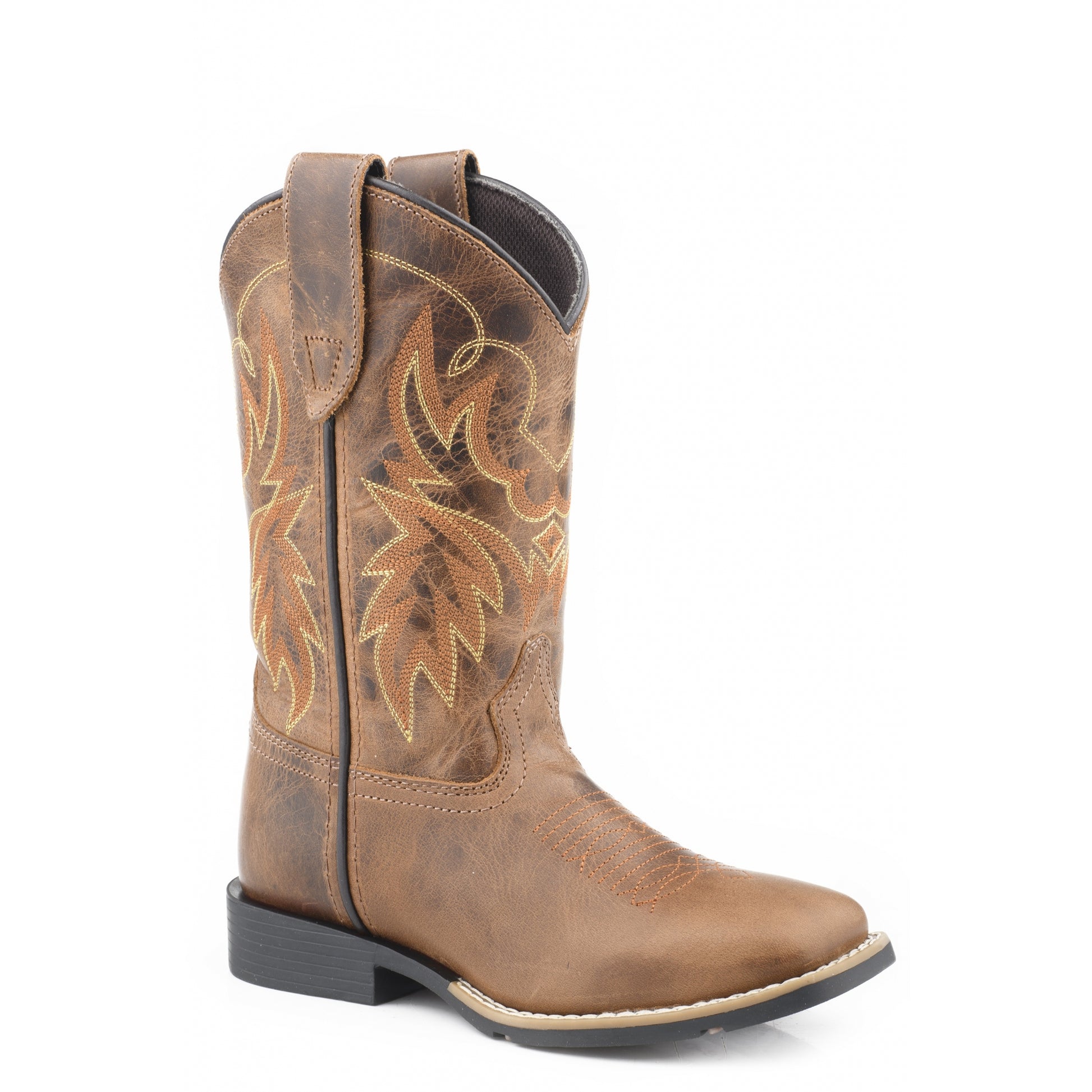 Roper Little Boys Leather Upper Western Boots