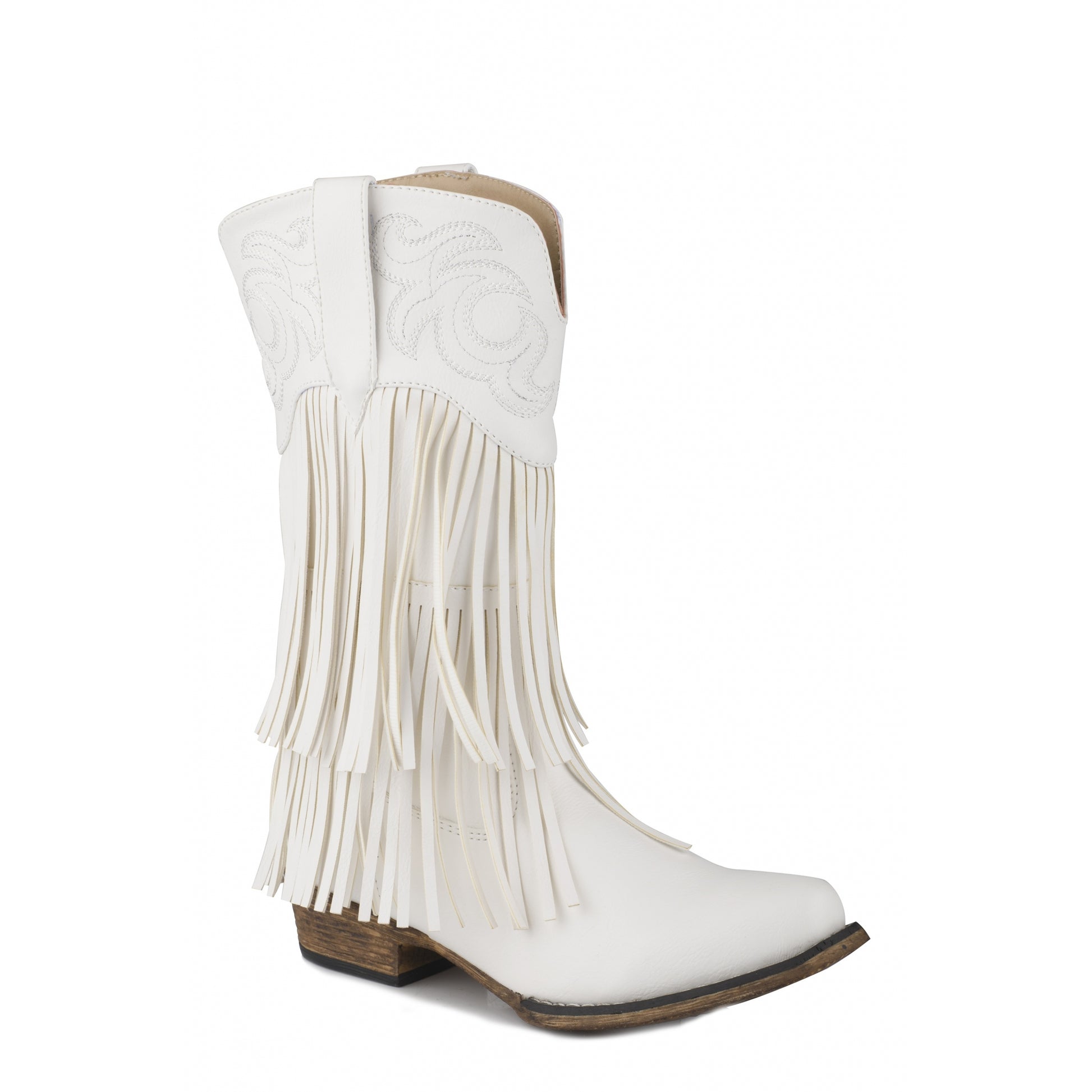 Roper Little Kids Faux Ostrich Boots
