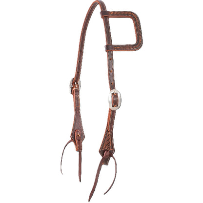 Martin Saddlery Slip Ear Headstall with Latigo Ties