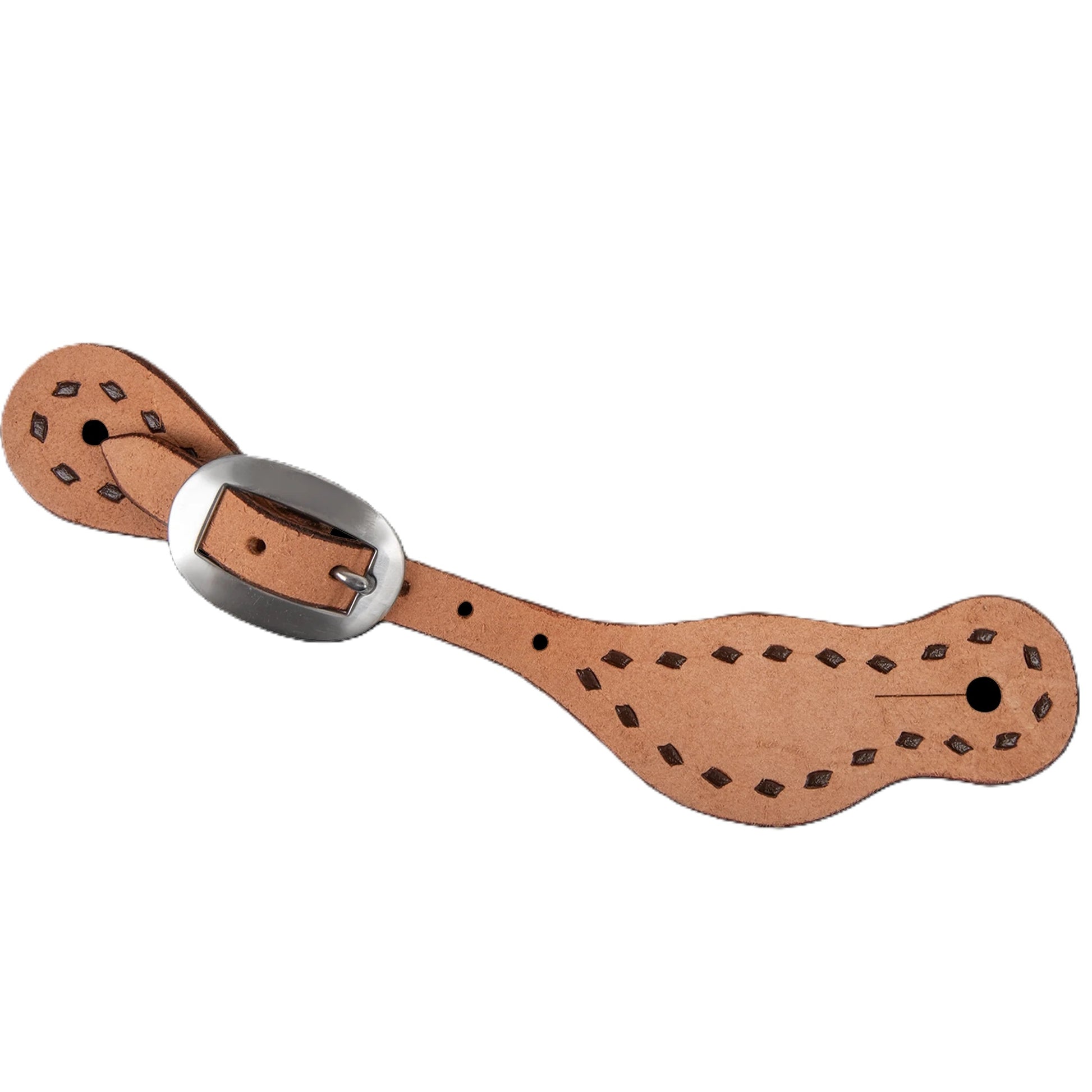 Alpine Spur Straps with Buckstitch