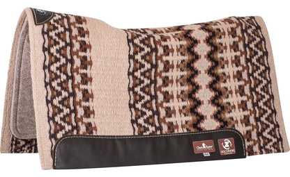 Classic Equine Zone Blanket Top Saddle Pad with Felt Bottom