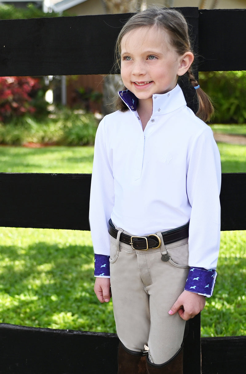 Ovation Kids Ellie Long Sleeve Show Shirt